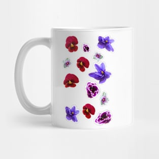 Flowers, violets Mug